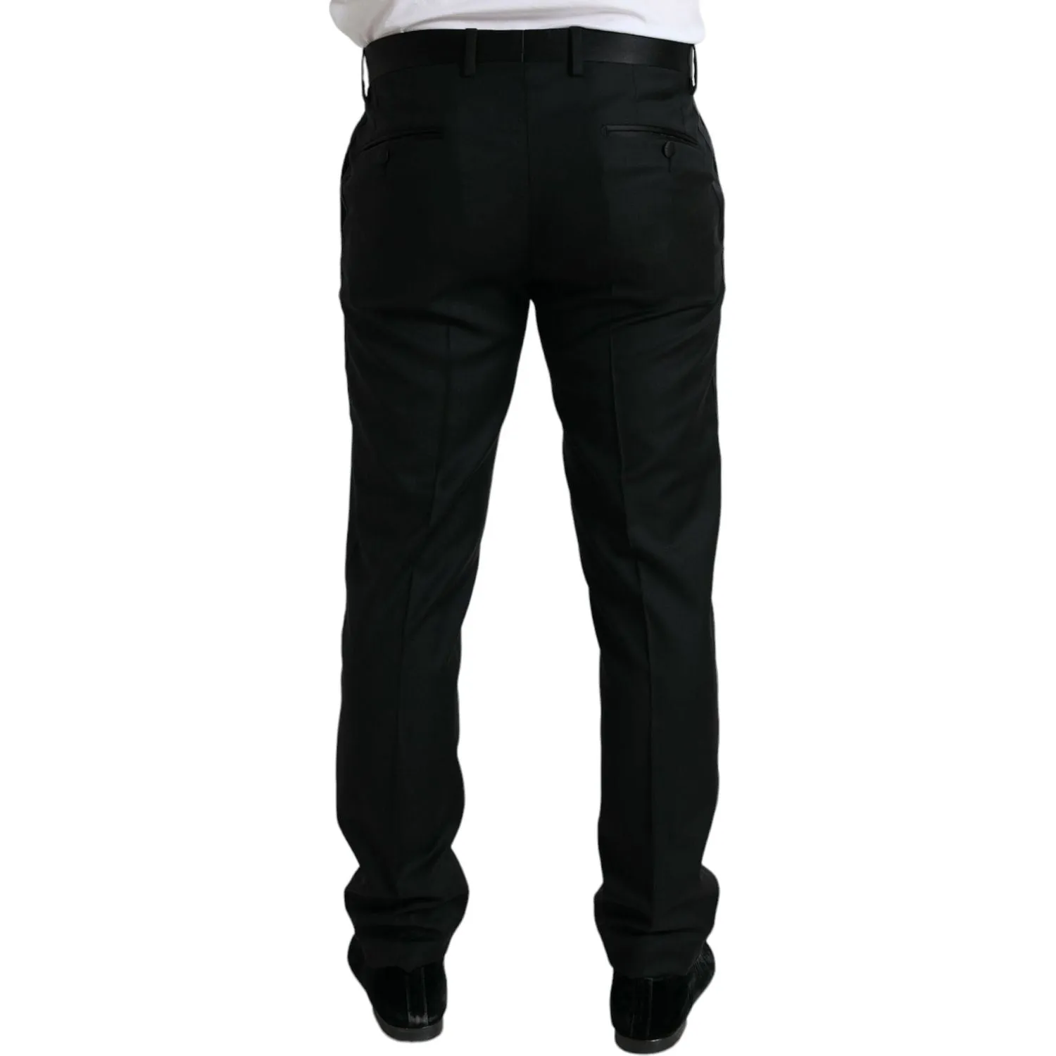 Dolce & Gabbana Elegant Slim Fit Wool Dress Pants