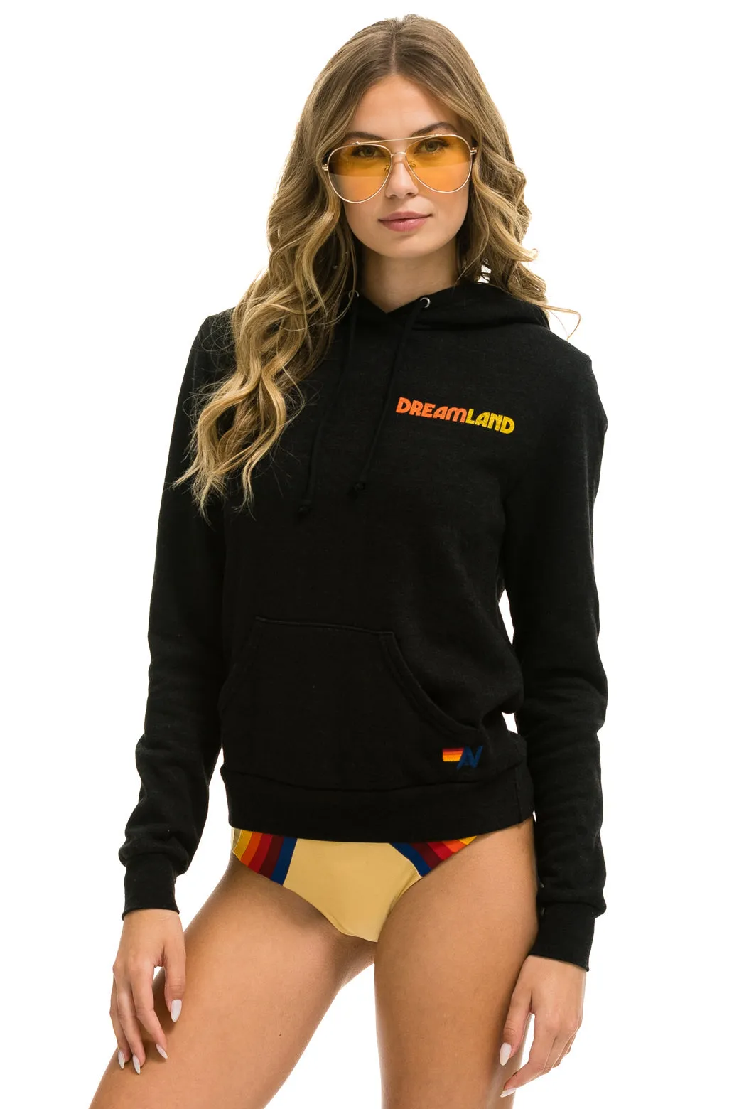 DREAMLAND LOGO PULLOVER HOODIE - BLACK