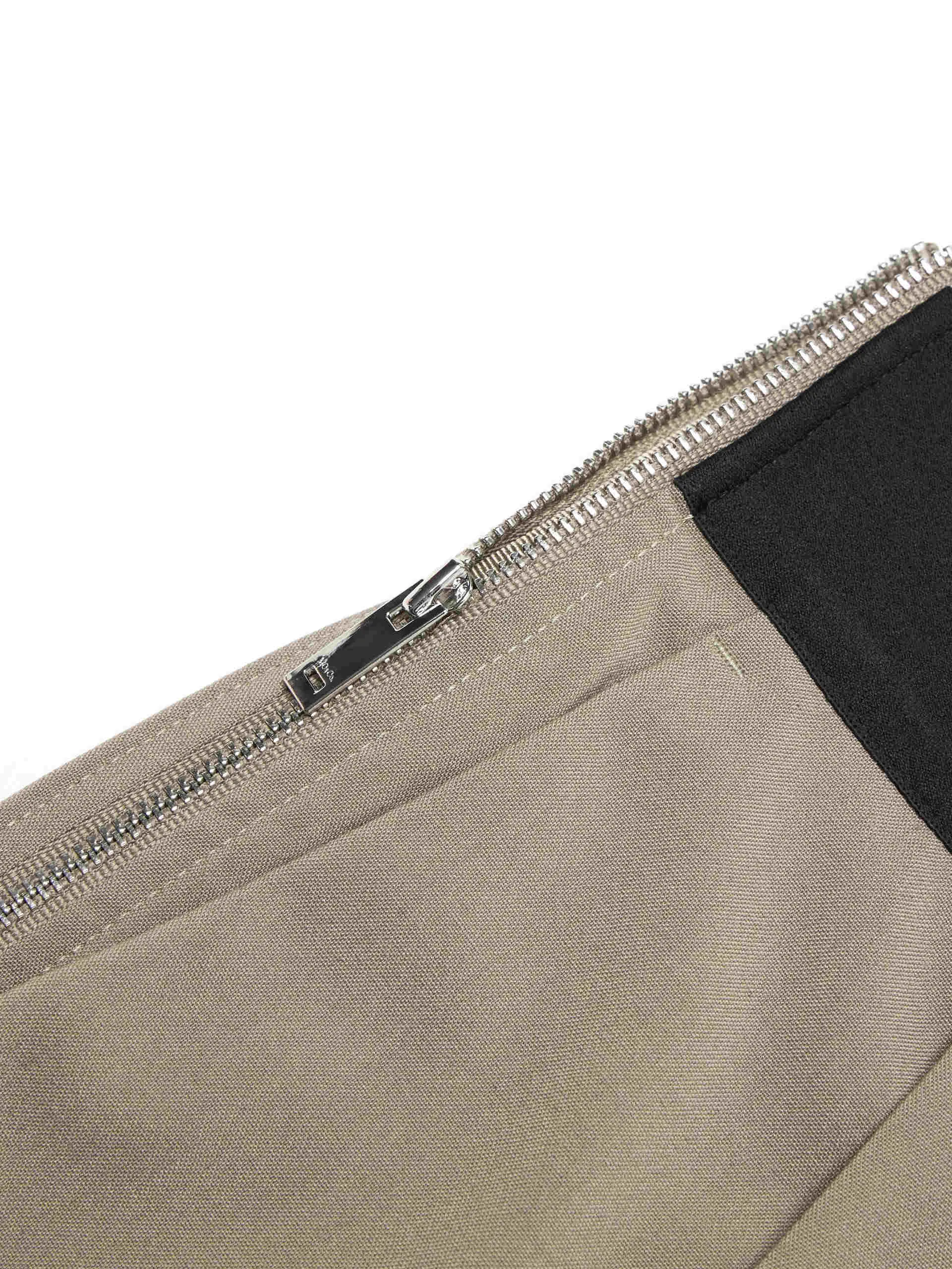 Elasticated Waist Straight Trousers