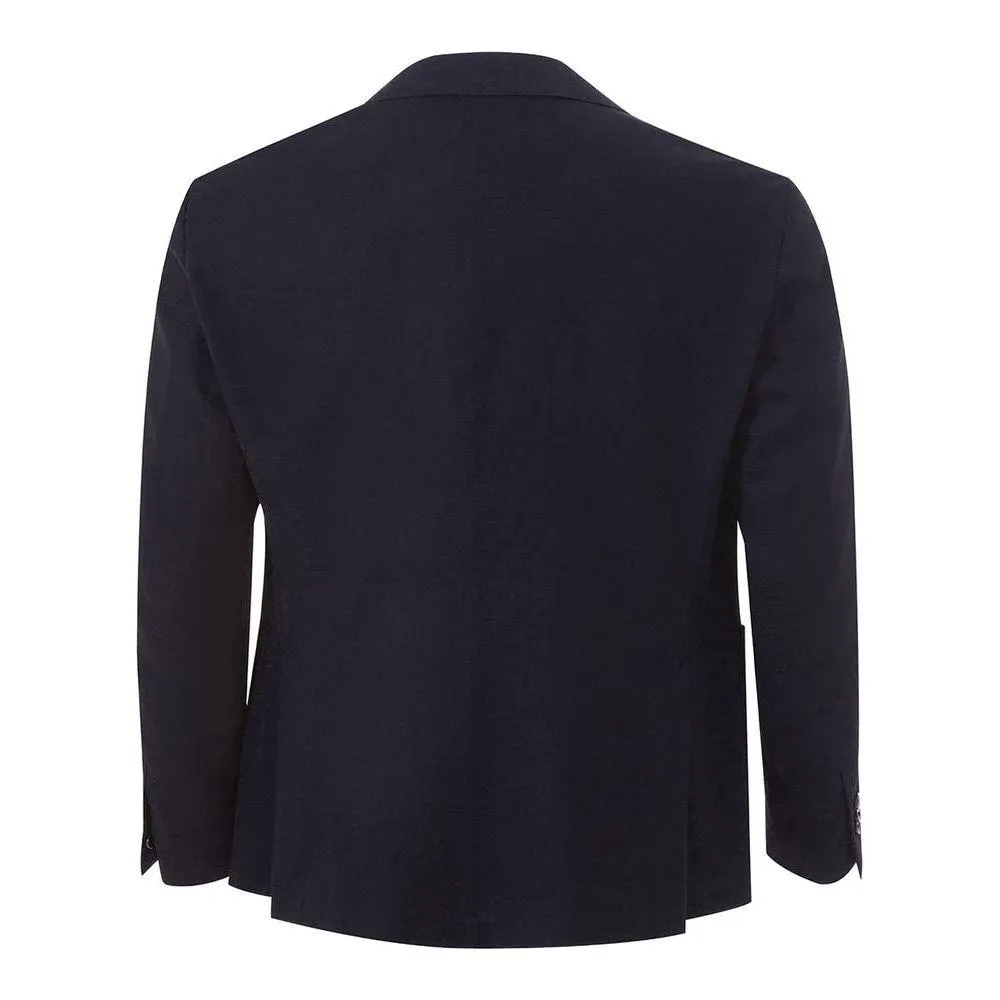 Elegant Blue Cotton Lardini Jacket