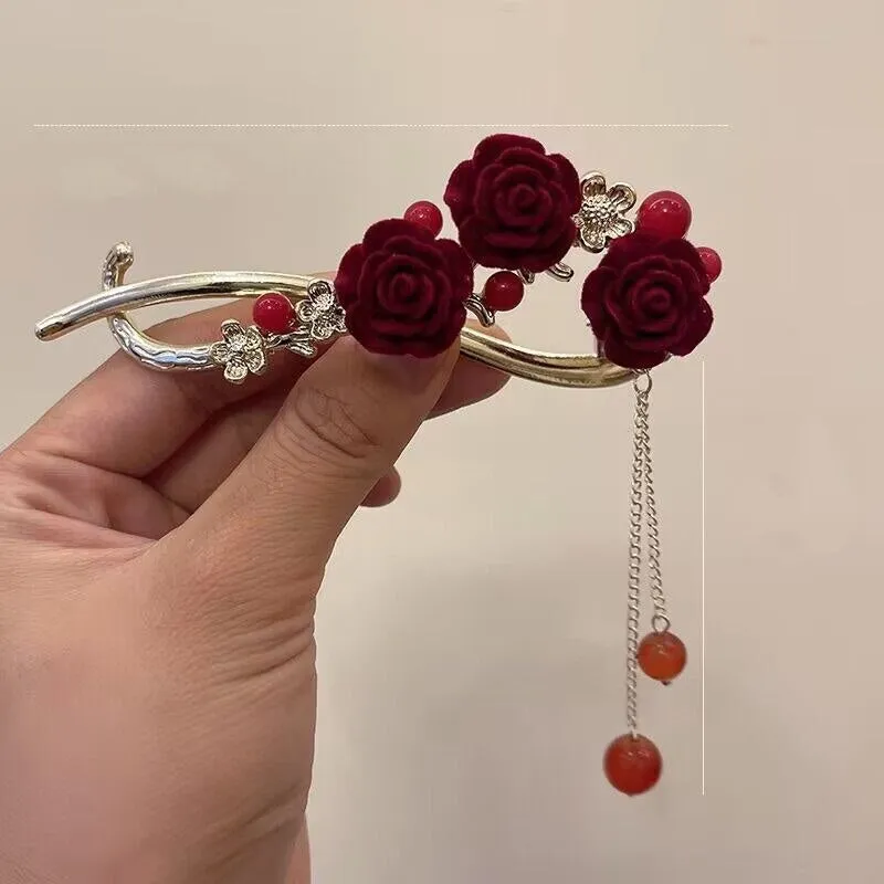 Elegant Rose Retro Hairpin