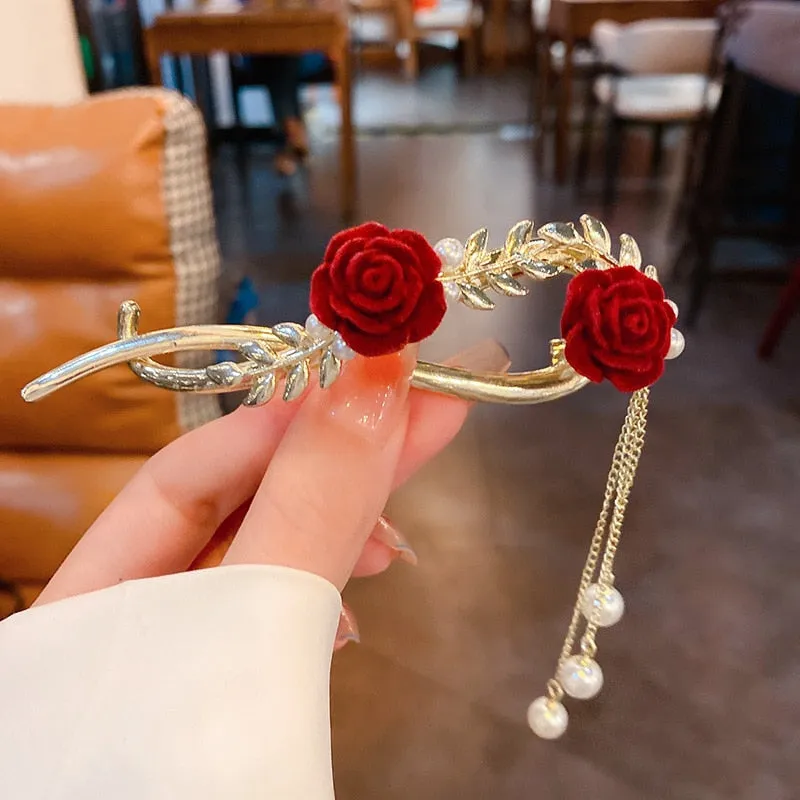 Elegant Rose Retro Hairpin