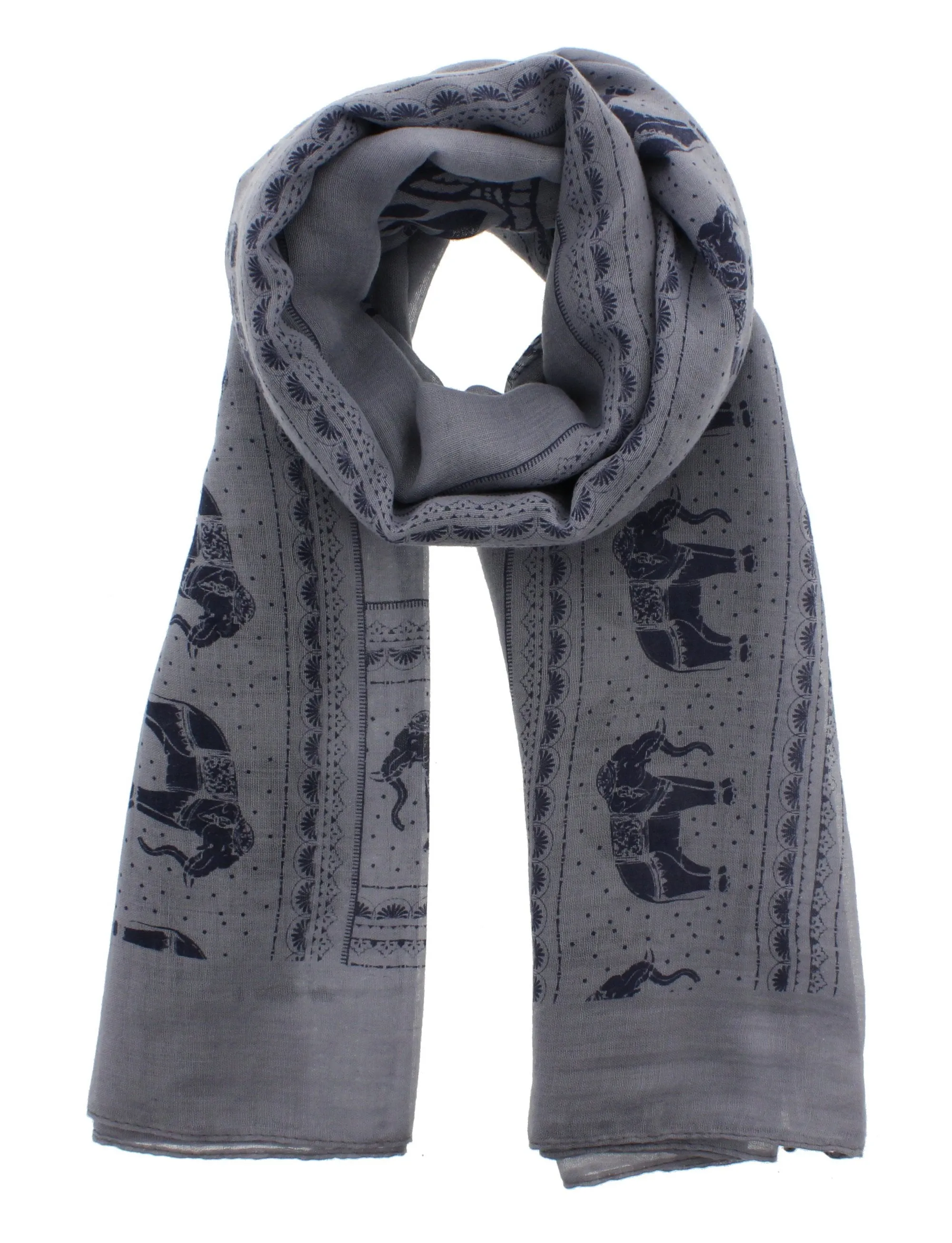 Elephant Print Scarf