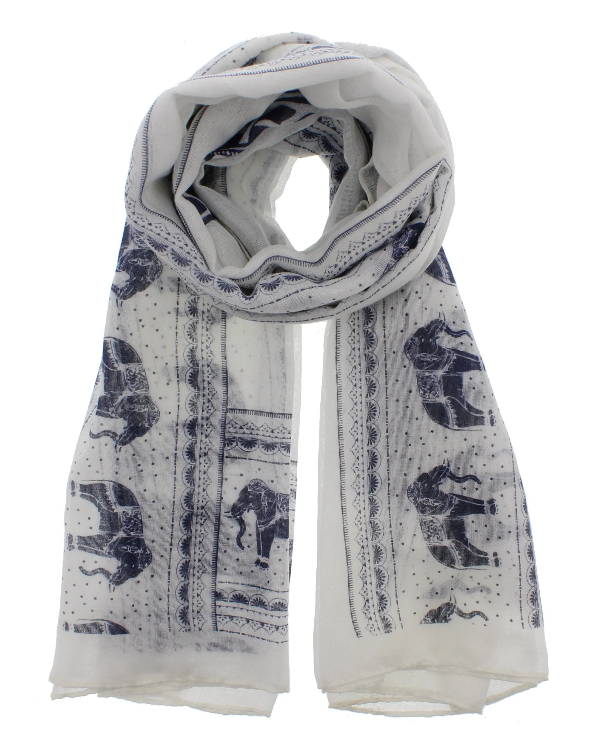 Elephant Print Scarf