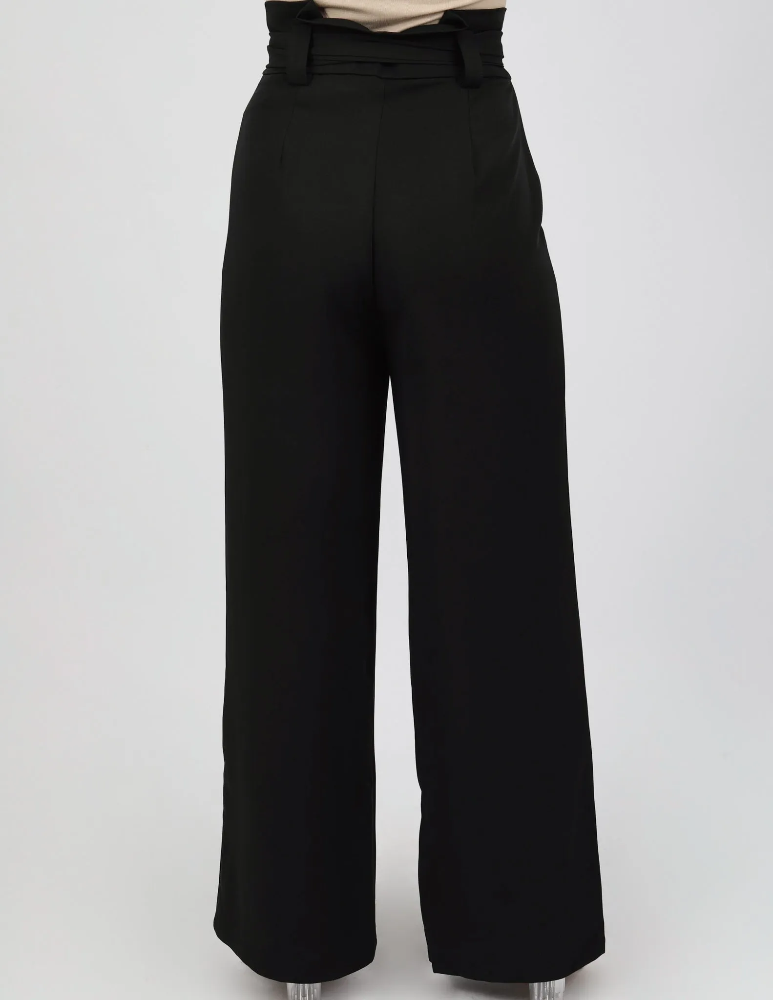 Escape Tailored Wide Ruffle Top Pants