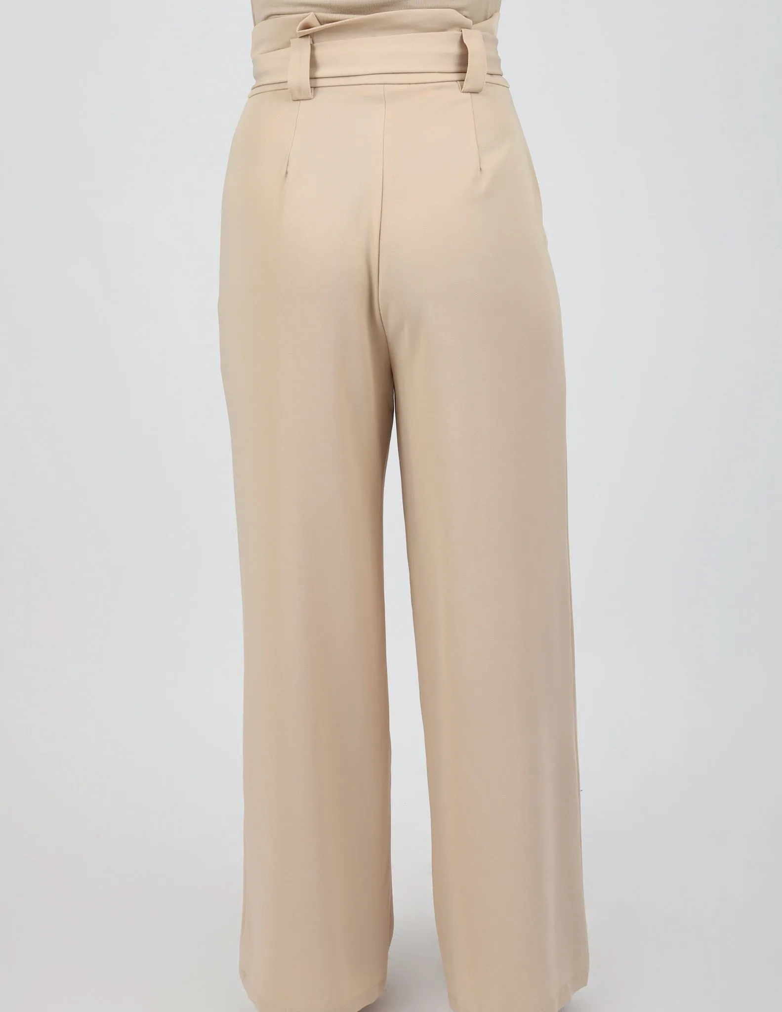 Escape Tailored Wide Ruffle Top Pants