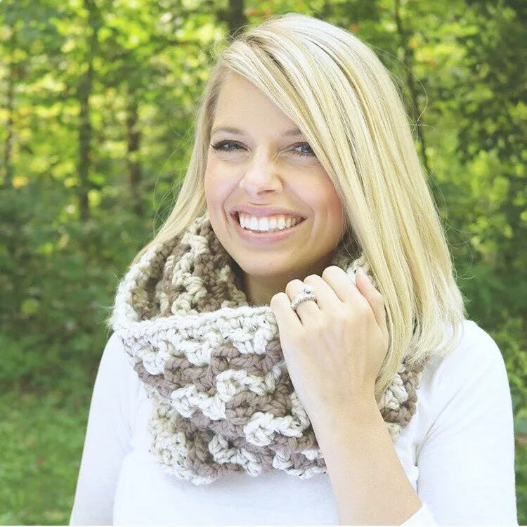 Espresso Cowl // Crochet PDF Pattern