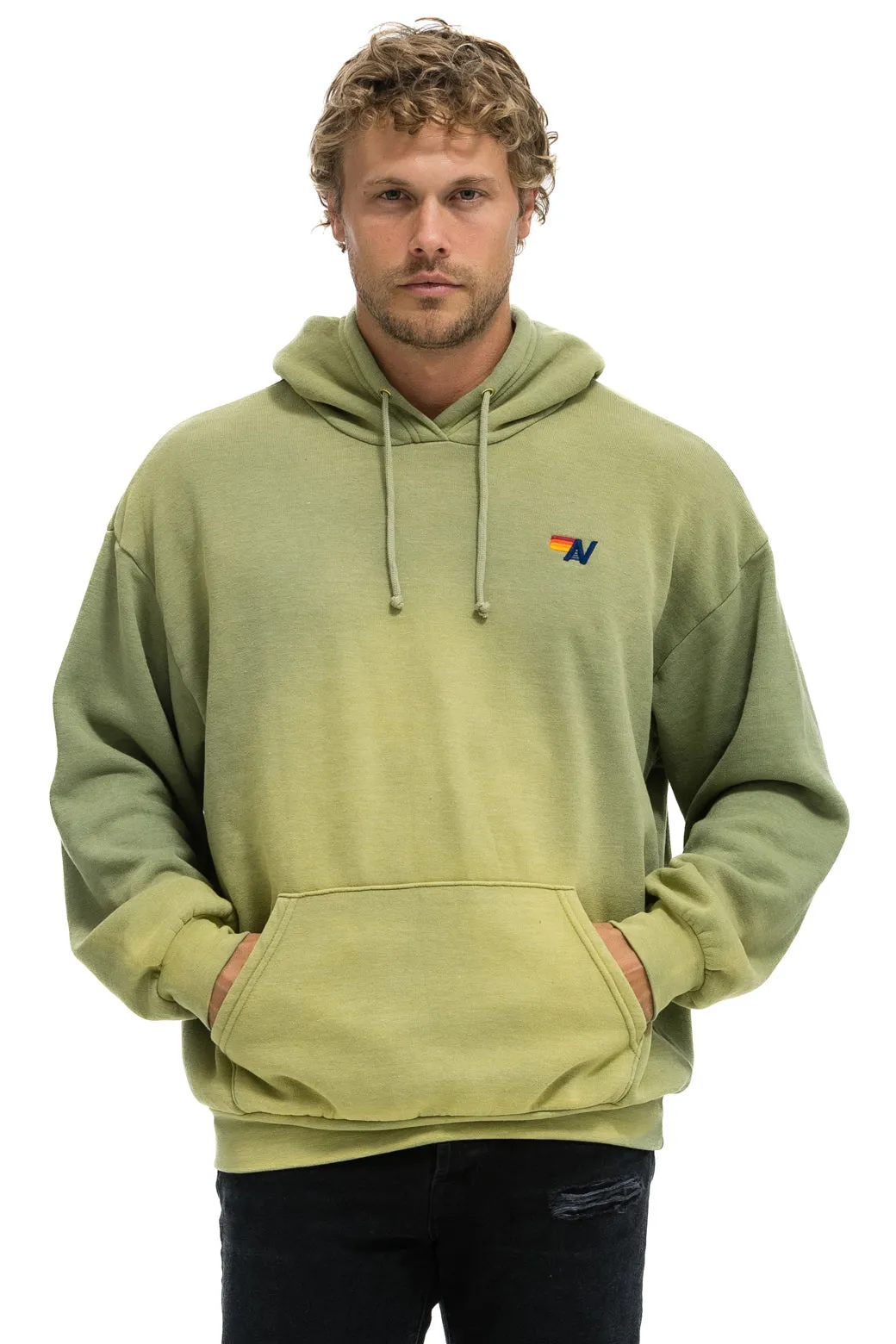 ESSENTIAL RELAXED PULLOVER HOODIE - FADED ARMY