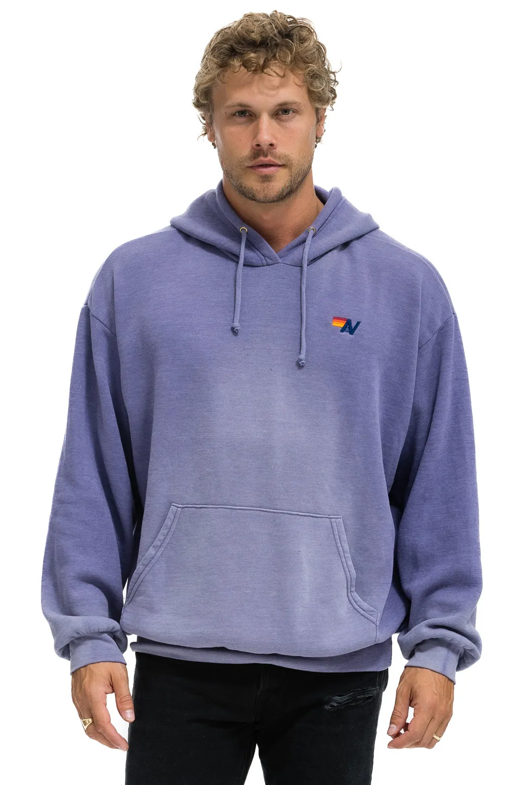 ESSENTIAL RELAXED PULLOVER HOODIE - FADED GRAPE