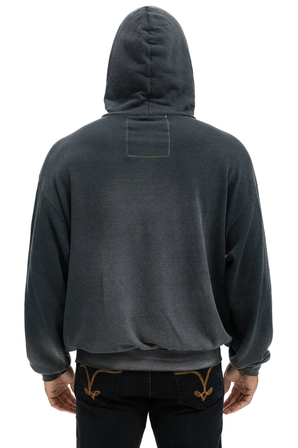 ESSENTIAL RELAXED PULLOVER HOODIE - FADED SMOKE