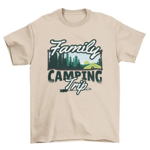 Family Camping Trip T-Shirt