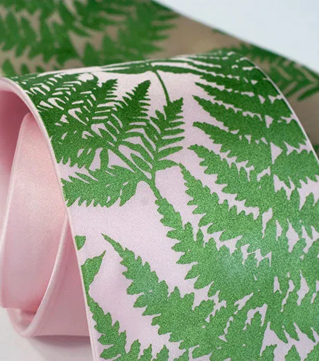 Fern Silk Necktie