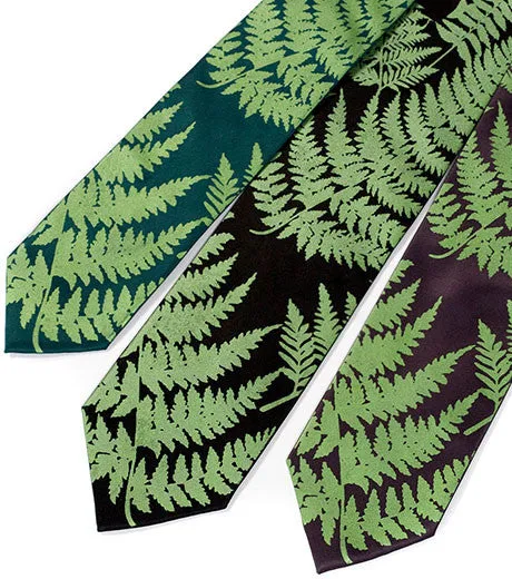 Fern Silk Necktie