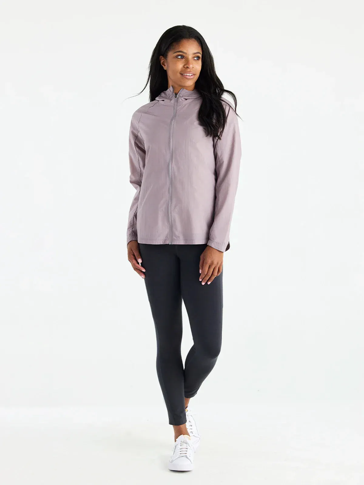 Free Fly Women's Headwind Jacket in Purple Sage