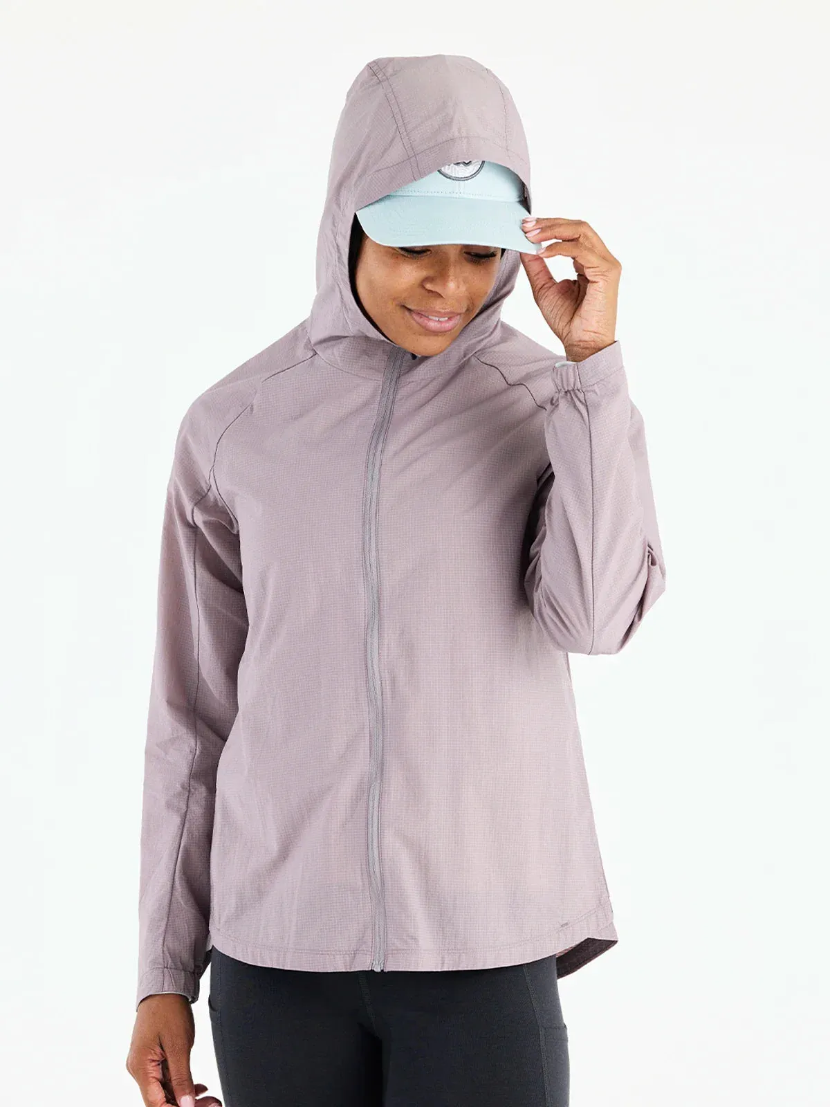 Free Fly Women's Headwind Jacket in Purple Sage