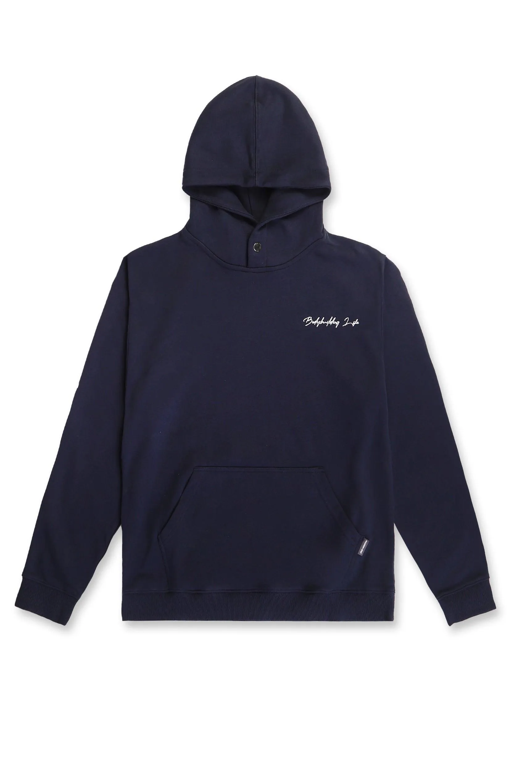 French Terry Pullover Hoodie - Navy