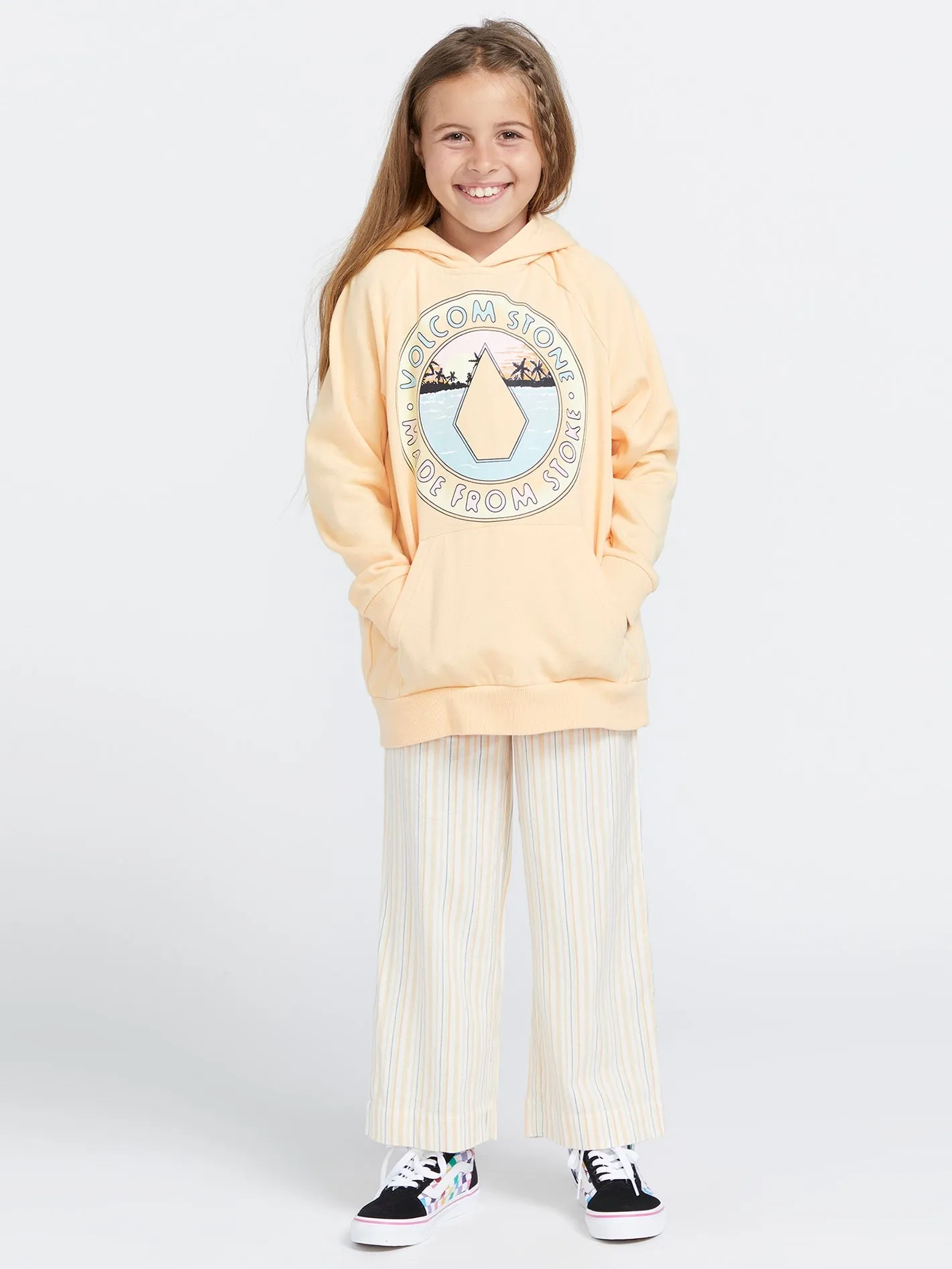 Girls Truly Stoked Boyfriend Sweatshirt - Sorbet