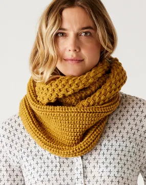 Harper Infinity Scarf: Wood