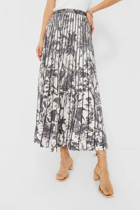 Heron Evening Blue Tavira Skirt