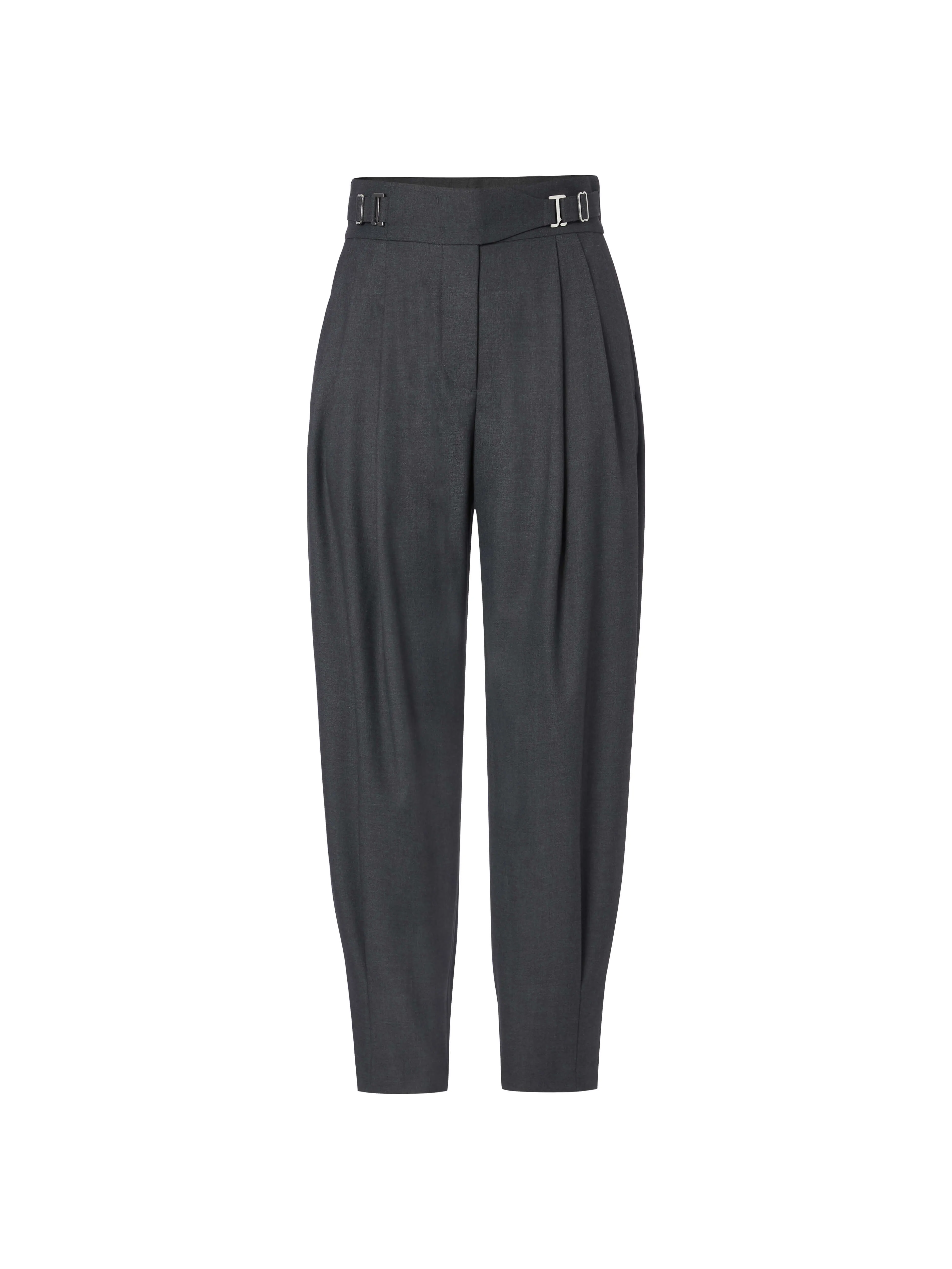 High Waist Tapered Trousers