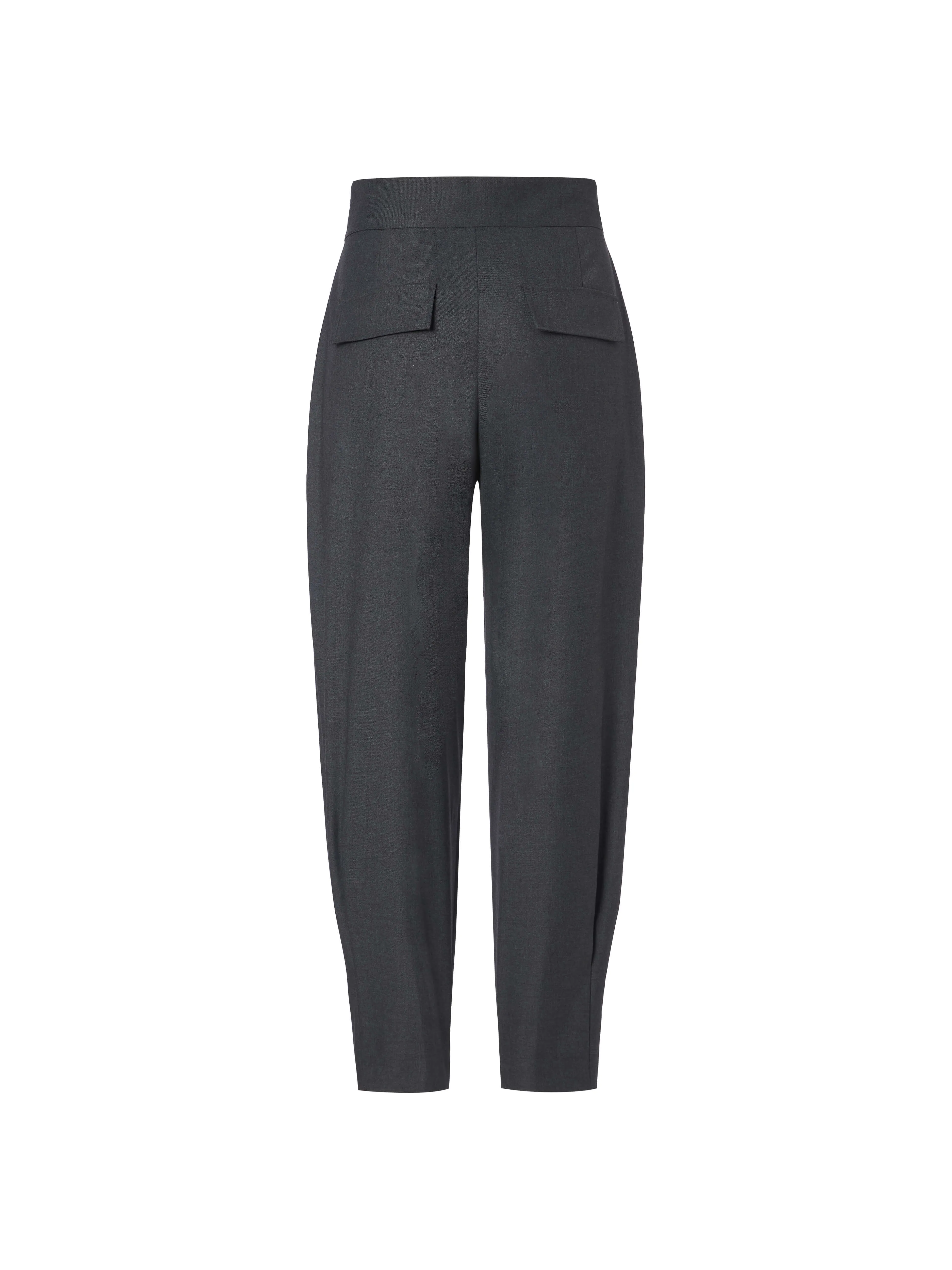 High Waist Tapered Trousers