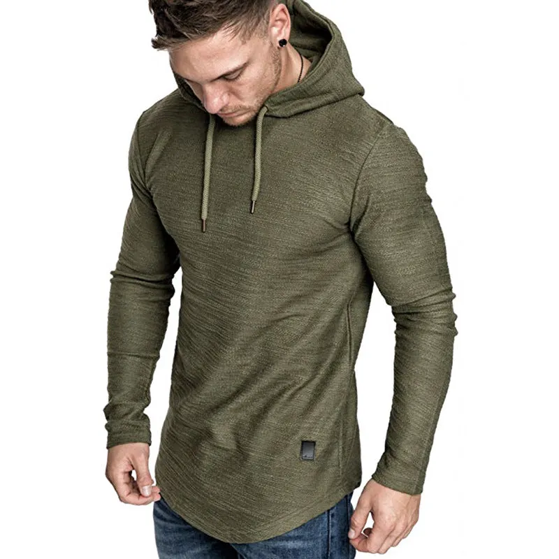 Hoodie Sweatshirt Casual Long Sleeve Slim Tops Gym