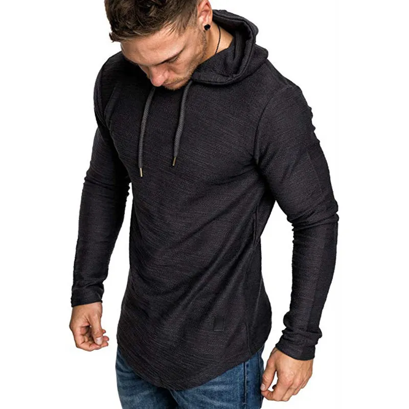 Hoodie Sweatshirt Casual Long Sleeve Slim Tops Gym