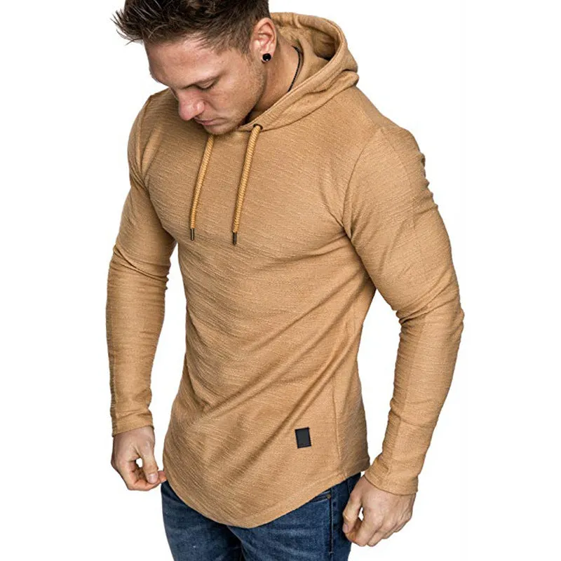 Hoodie Sweatshirt Casual Long Sleeve Slim Tops Gym