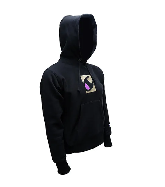 Japan Line Hooded Sweatshirt Black