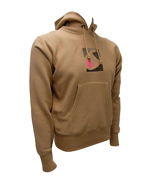 Japan Line Hooded Sweatshirt Camel