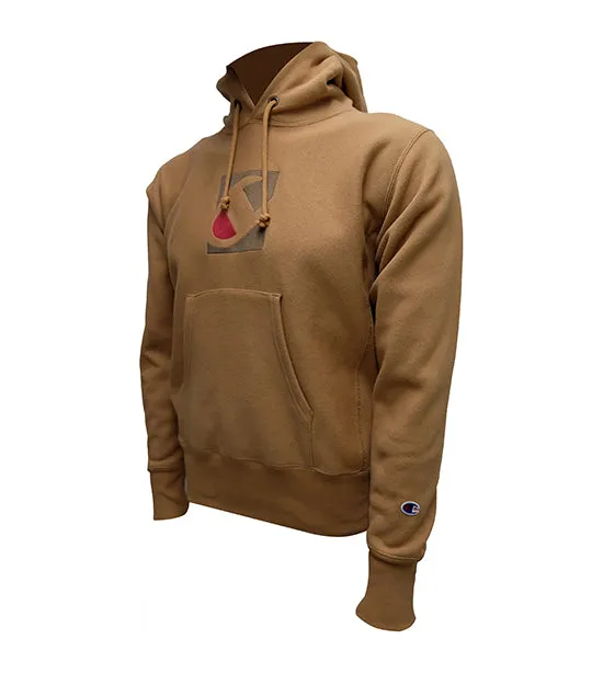 Japan Line Hooded Sweatshirt Camel