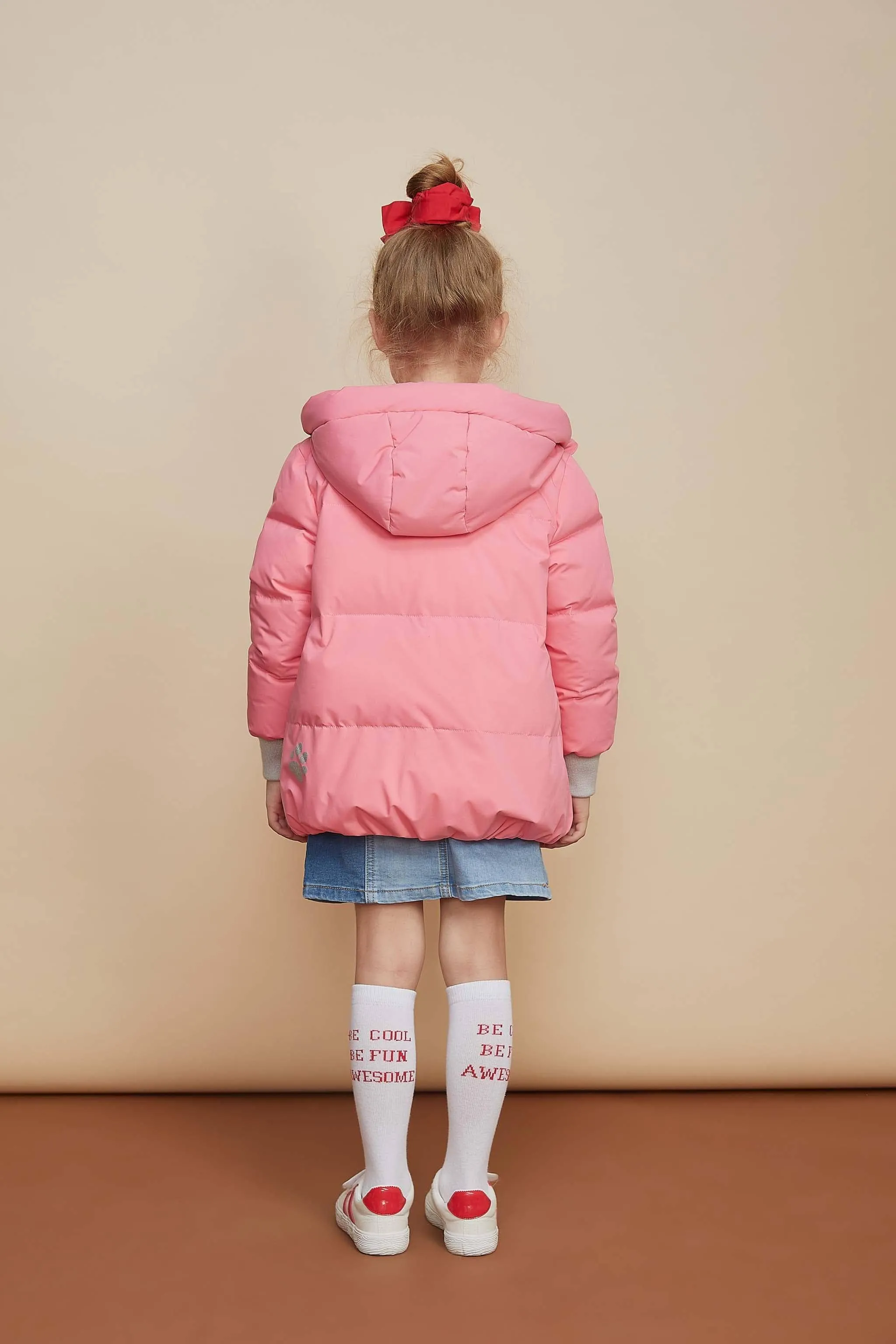 Kids' Quilted Bomber Down Jacket