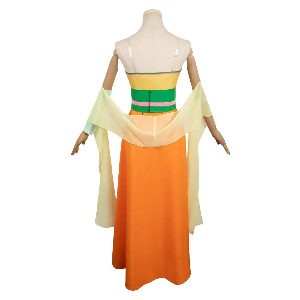 Kusuriya no Hitorigoto Maomao Women Orange Dress Party Carnival Halloween Cosplay Costume