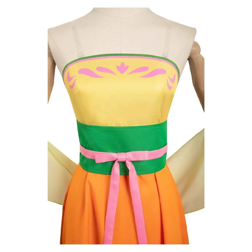 Kusuriya no Hitorigoto Maomao Women Orange Dress Party Carnival Halloween Cosplay Costume