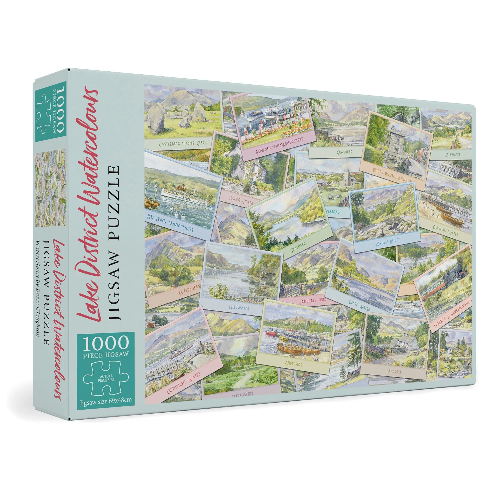 Lake District Watercolours 1,000 Piece Deluxe Jigsaw