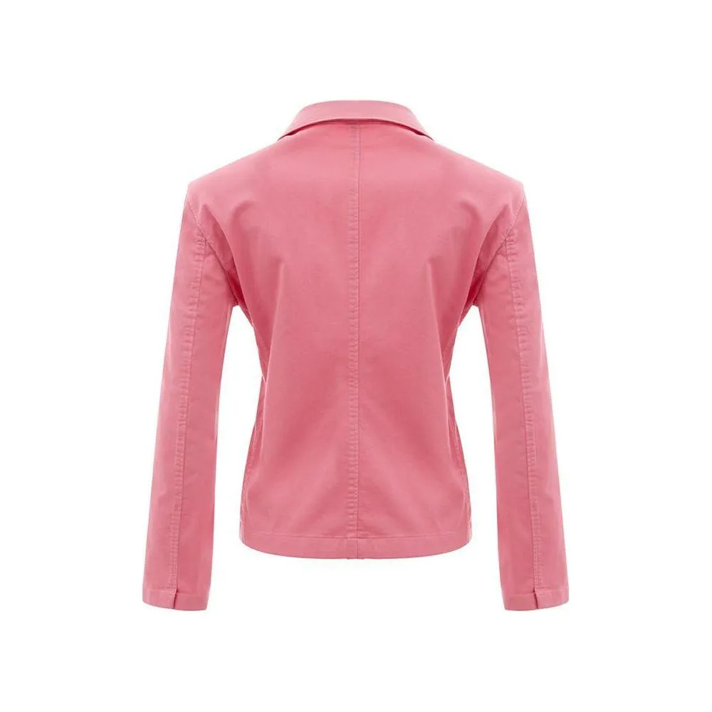 Lardini Elegant Pink Cotton Jacket for Her