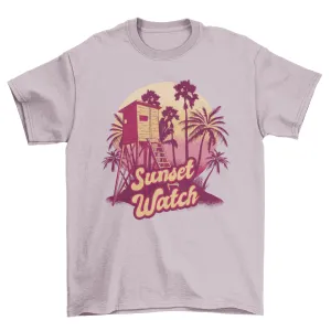 Lifeguard Sunset Tee