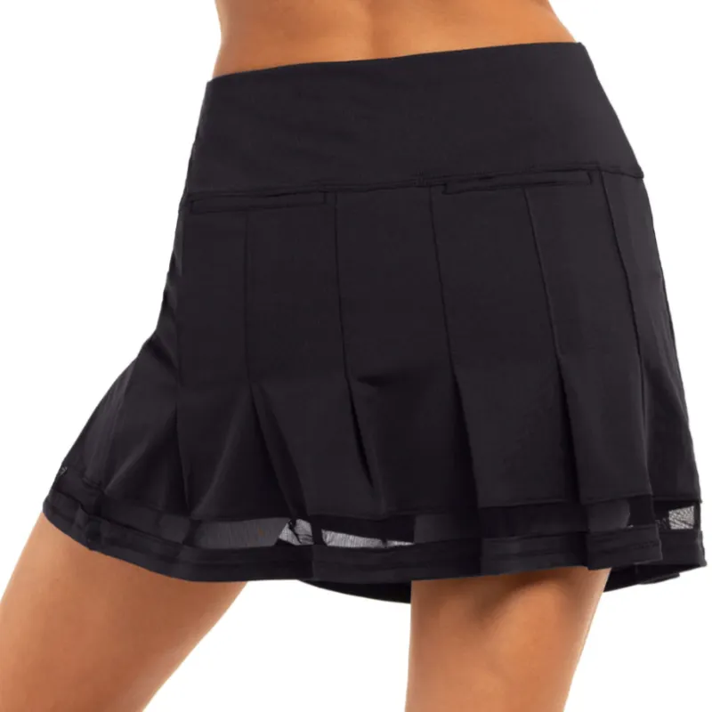 Lucky In Love VIntage Pleated Skort (15") - Navy