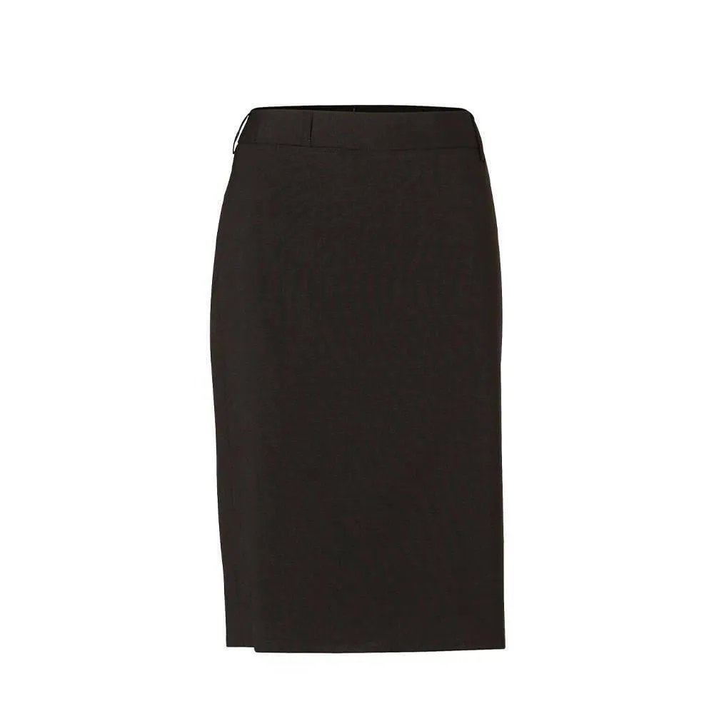 M9470 Women's Wool Blend Stretch Mid Length Lined Pencil Skirt