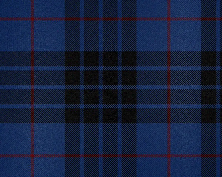 MacKay Blue Modern Tartan Scarf