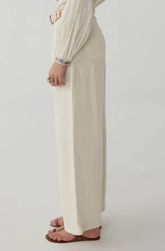 Maison Hotel Marisa Pant in Off White