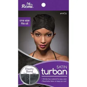 Ms. Remi Satin Turban Asst Color