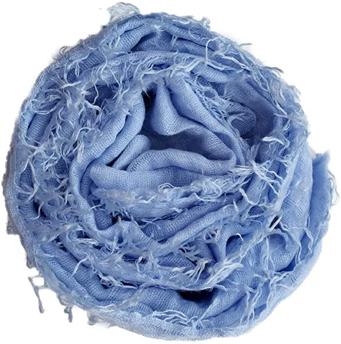 New Women Crinkle Scarf Hijab Plain Maxi Headscarf Crimp Scarves Shawl Ruffle UK