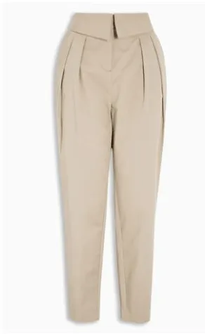 Next Womens Neutral Envelope Waist Trousers