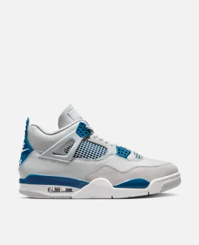 Nike Air Jordan 4 Retro (Off White/Military Blue-Neutral Grey)