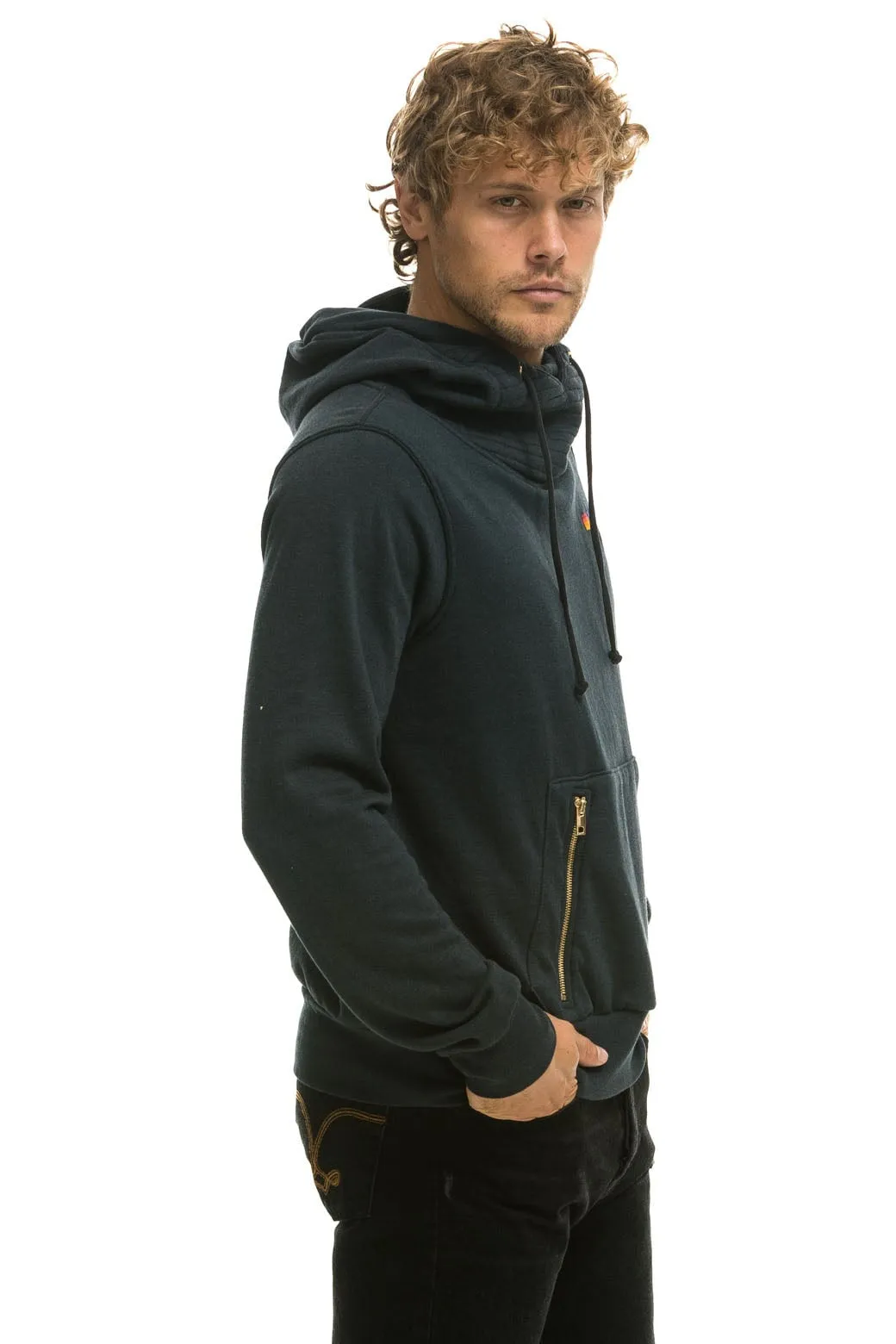 NINJA PULLOVER HOODIE - CHARCOAL