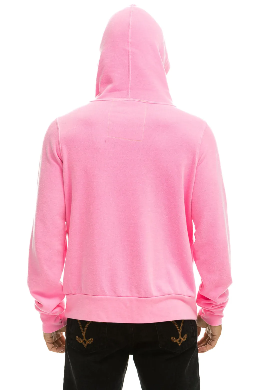 NINJA PULLOVER HOODIE - NEON PINK