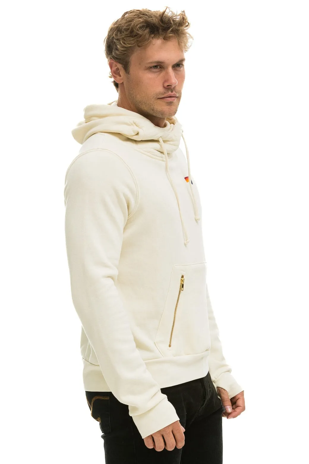 NINJA PULLOVER HOODIE - VINTAGE WHITE