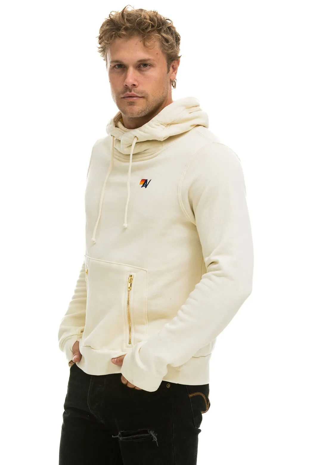 NINJA PULLOVER HOODIE - VINTAGE WHITE