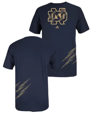 Notre Dame Fighting Irish Adidas Logo Shock Go-To Tee Adult Shirt